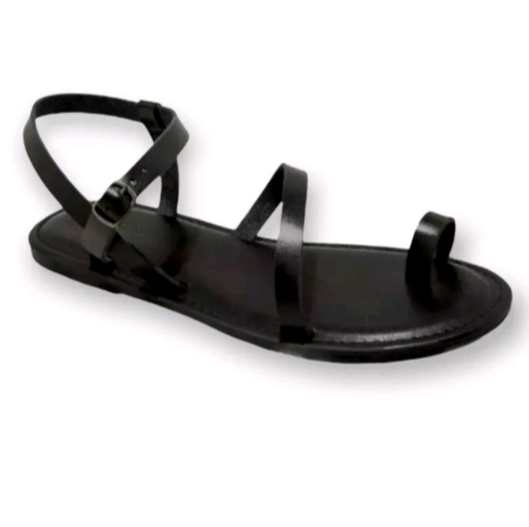 Universal Thread Shoes - Universal Thread Black Tera Sandals, 11